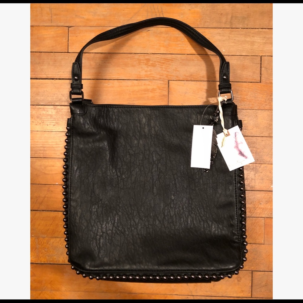 Jessica Simpson Black Studded Handbag